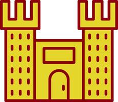 Castle Vintage Icon Design vector