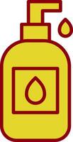 Liquid Soap Vintage Icon Design vector