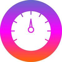 Speed Test Glyph Gradient Circle Icon Design vector