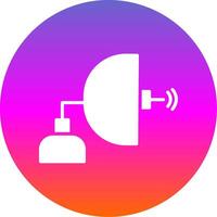 Antenna Glyph Gradient Circle Icon Design vector