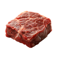 Raw meat on transparent Background png