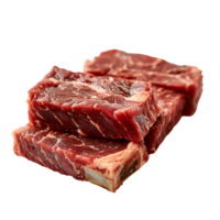 Raw meat on transparent Background png