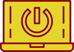 Start Button Vintage Icon Design vector