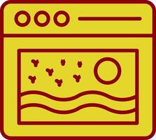 Browser Vintage Icon Design vector