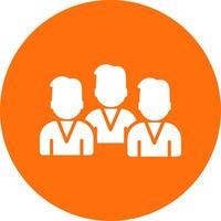 Group Team Multi Color Circle Icon vector
