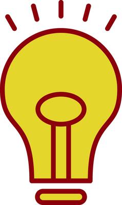 Bulb Vintage Icon Design
