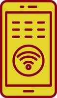 Wifi Vintage Icon Design vector