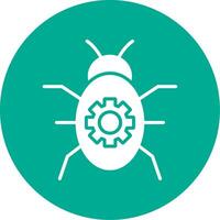 Spam Management Multi Color Circle Icon vector