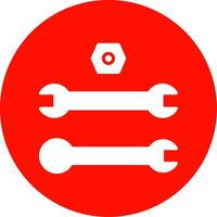 Tools Multi Color Circle Icon vector