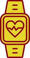 Heart Rate Monitor Vintage Icon Design vector