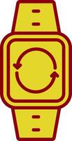 Synchronization Vintage Icon Design vector