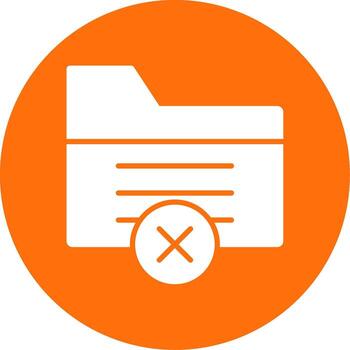 Eliminar archivo multi color circulo icono vector