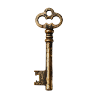 Key on isolated transparent background png