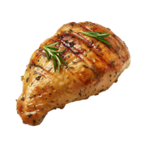 Chicken leg on transparent Background png