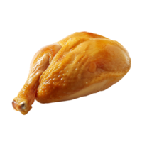 Chicken leg on transparent Background png