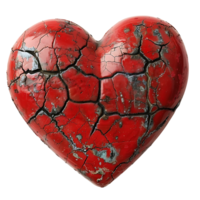 un rojo corazón en aislado transparente antecedentes png