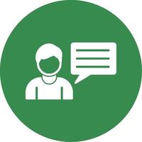 Business Consulting Multi Color Circle Icon vector