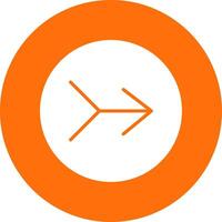 Merge Multi Color Circle Icon vector