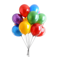 Luftballons auf transparent Hintergrund png