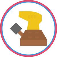 Sander Flat Circle Icon vector