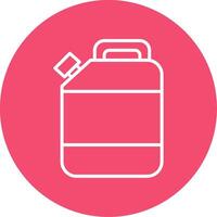 Jerry Can Multi Color Circle Icon vector