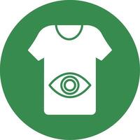 T Shirt Multi Color Circle Icon vector