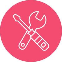 Tools Multi Color Circle Icon vector