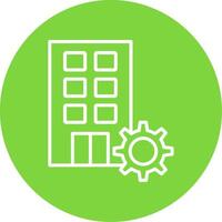 Firm Multi Color Circle Icon vector