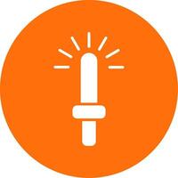 Light Stick Multi Color Circle Icon vector