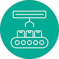 Product Multi Color Circle Icon vector