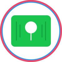 Key Hole Flat Circle Icon vector