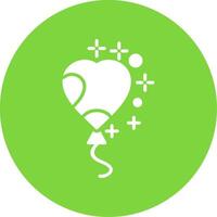 Balloon Multi Color Circle Icon vector