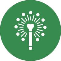 Magic Wand Multi Color Circle Icon vector