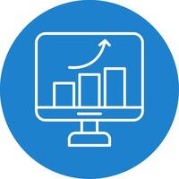 Improvement Multi Color Circle Icon vector