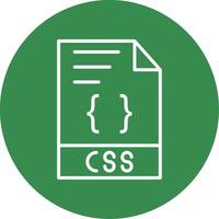 CSS Multi Color Circle Icon vector