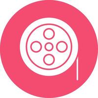 Reel Multi Color Circle Icon vector