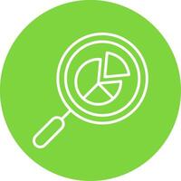Seo Search Multi Color Circle Icon vector