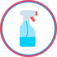 Cleaning Liquid Flat Circle Icon vector