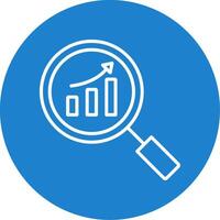 Analysis Multi Color Circle Icon vector