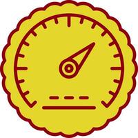 Pressure Gauge Vintage Icon Design vector