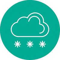 Cloud Computing Multi Color Circle Icon vector