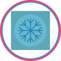 Ac Flat Circle Icon vector