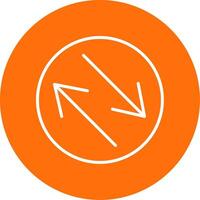 Swap Multi Color Circle Icon vector