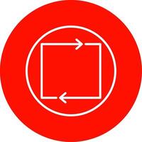 Loop Multi Color Circle Icon vector