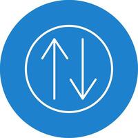 Swap Multi Color Circle Icon vector