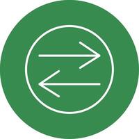 Swap Multi Color Circle Icon vector