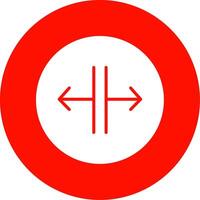 SPLIT Multi Color Circle Icon vector