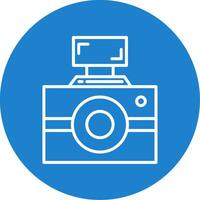 Photography Multi Color Circle Icon vector