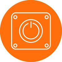 Power Multi Color Circle Icon vector