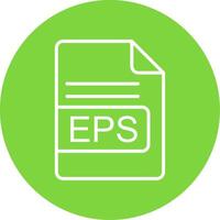 EPS File Format Multi Color Circle Icon vector